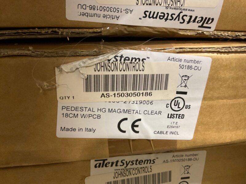 AlertSystems AS-1503050186 AS-Hyperguard V4 - 18cm Pedestal HG Mag/Metal Clear