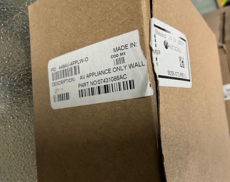 AUTOCALL A49AV-APPLW-O - WITHE HORN STROBE WALL