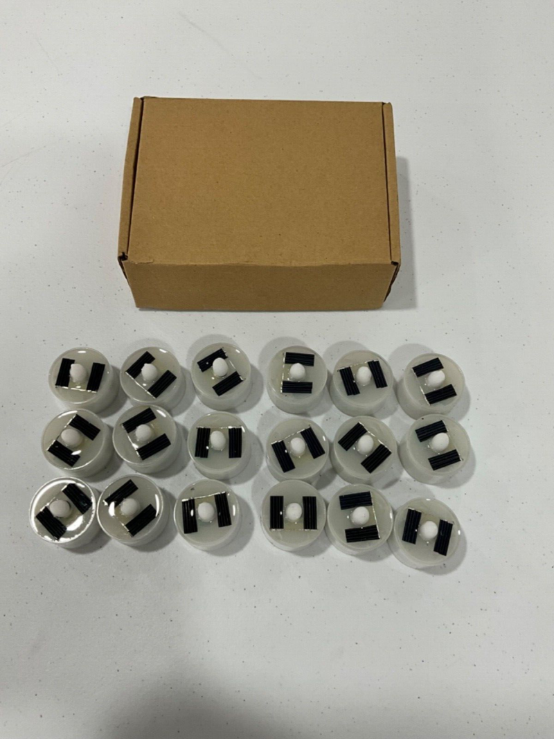 18 Pcs Solar Candle Lamp Taper Decorative Candle Open Box