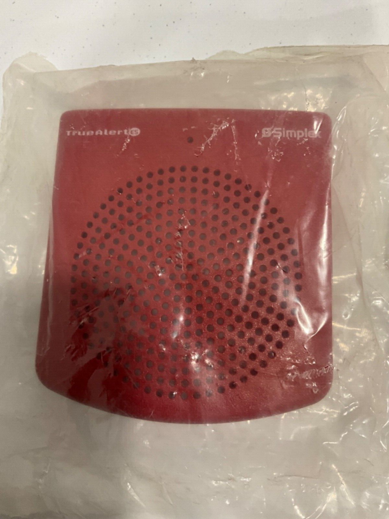 Simplex Speaker Cover Wall Red Logo 49SOC-WRS