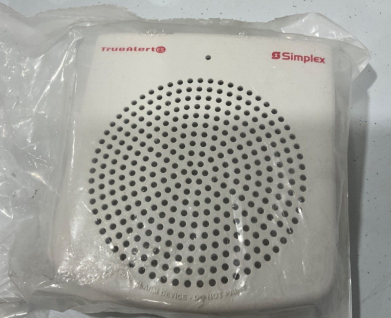 Simplex 49SOC-WWFIRE Wall Mount Fire Speaker Cover White