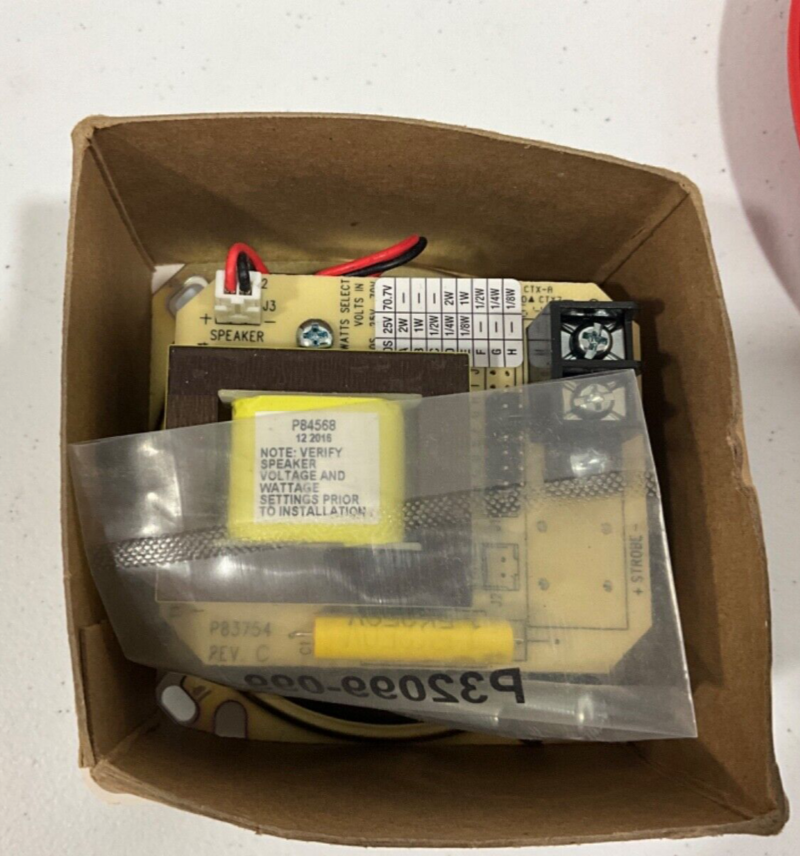 EATON E60-R Wheelock Speaker Ceiling Mount Red - Image 2
