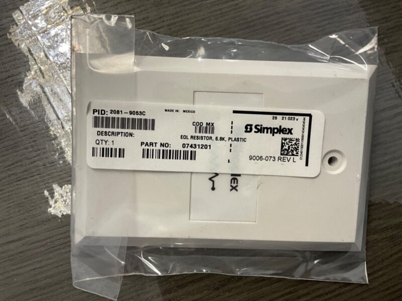 Simplex 2081-9053C End-Of-Line Resistor