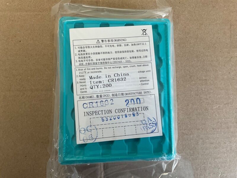 CR1632 lithium battery 200 pcs NEW