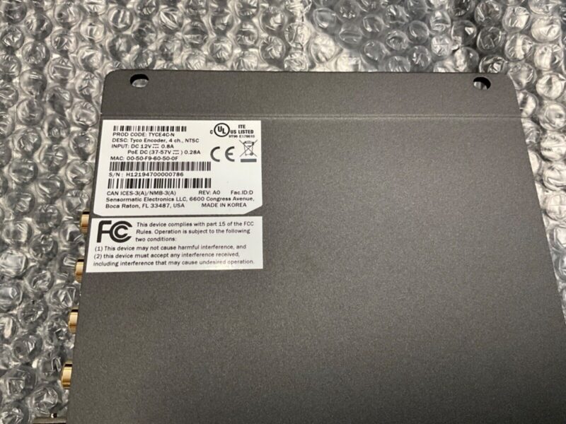 TYCO 4 CHANNEL ENCODER P/N TYCE4C-N - Image 4