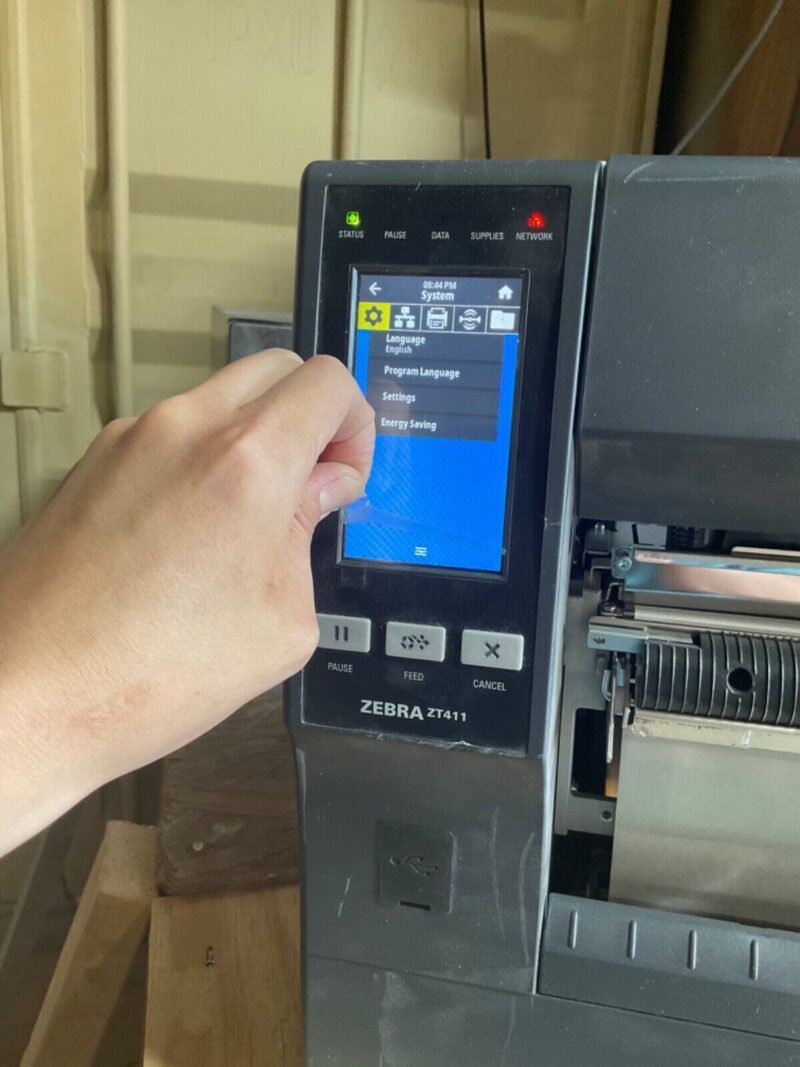 Zebra ZT411 Industrial Barcode Printer - Used, Great Shape! - Image 2
