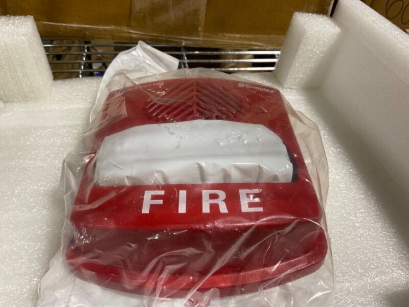 SIMPLEX 49AV-WRF-BA ADDR AV WALL RED FIRE BA - NEW Missing Box/Accessories - Image 2