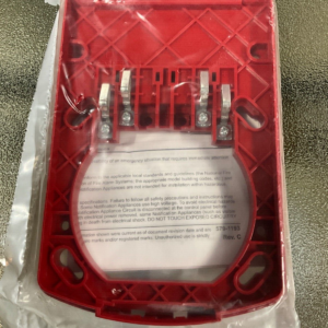 Simplex Red Mounting Wall Plate 49MP-SVWR