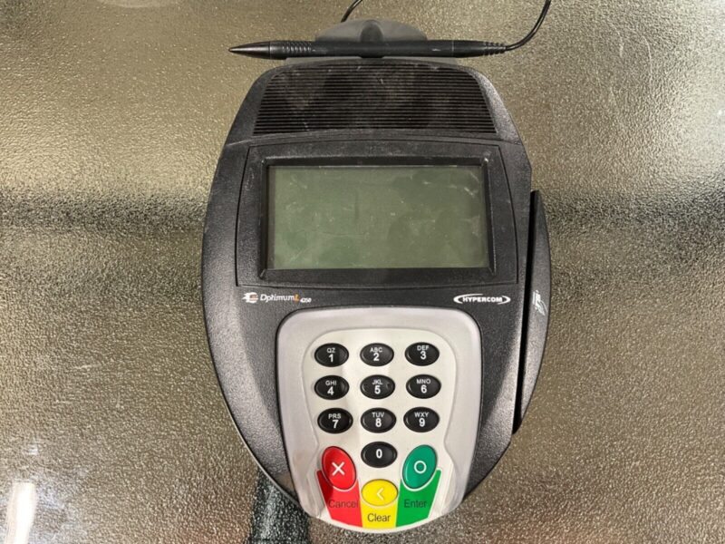 Hypercom Optimum L4250 Credit Card Terminal Customer 010314-012 Z