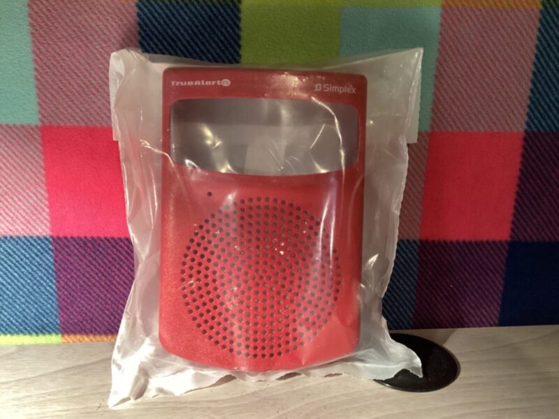 Simplex 49VOC-WRALT-O VO COVER WALL RED ALERT WP - Image 2