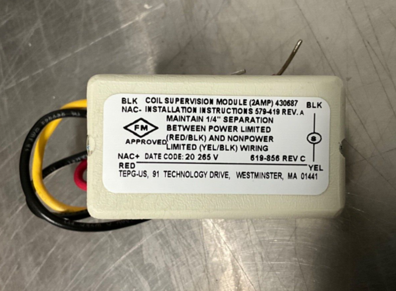 SIMPLEX 430687 2AMP COIL SUPV MODULE