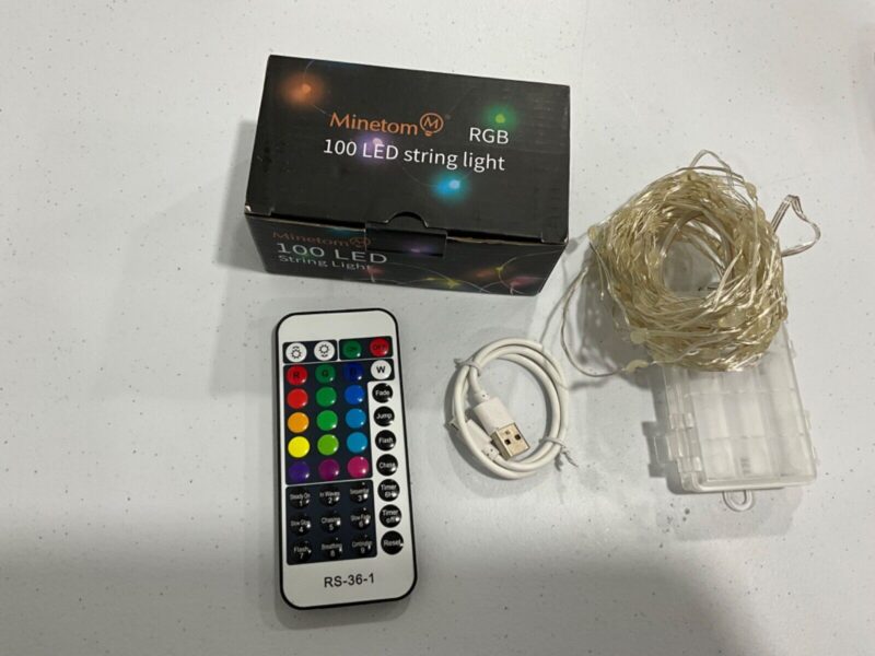 Minetom RGB 100 LED String Light Open Box II3748024