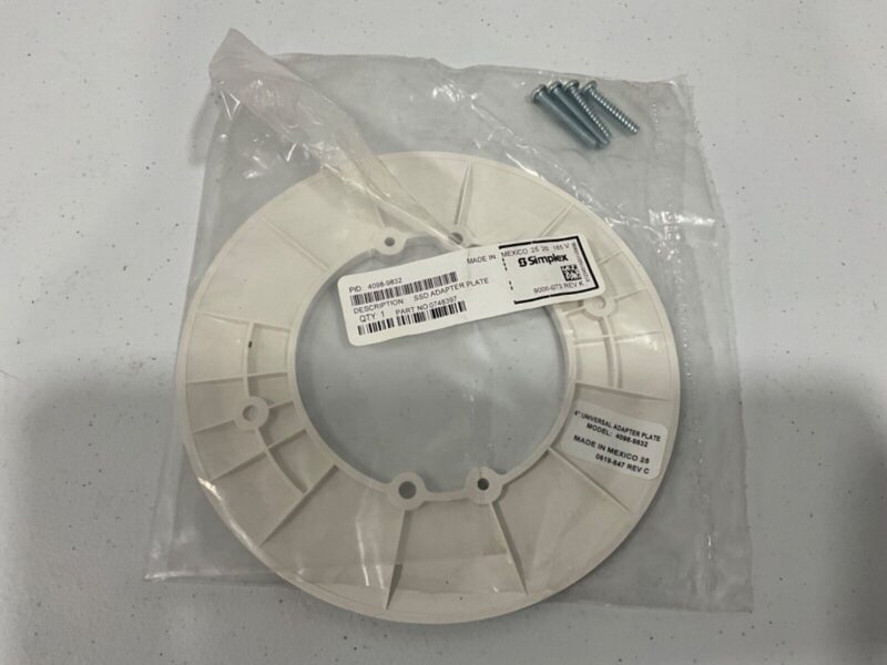 Simplex 4098-9832 SSD Adapter Plate New