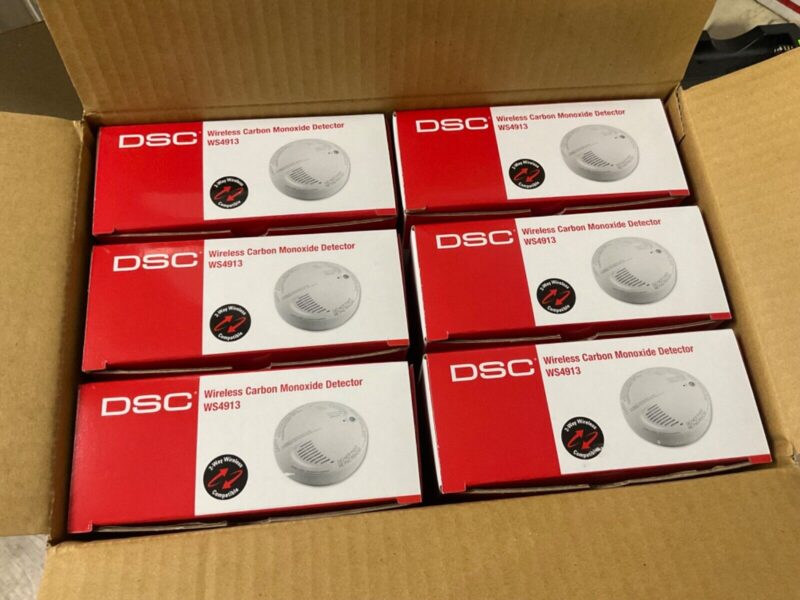 DSC WS4913 Wireless Carbon Monoxide Detector (60 Pack) **Read Description** - Image 3