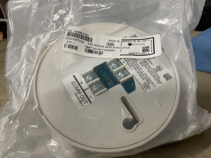 AutoCall A4098-9793 SSD SENSOR BASE W/ISOLATOR