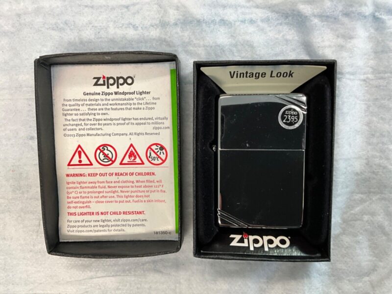 Zippo lighter 934617 Vintage Polished Chrome