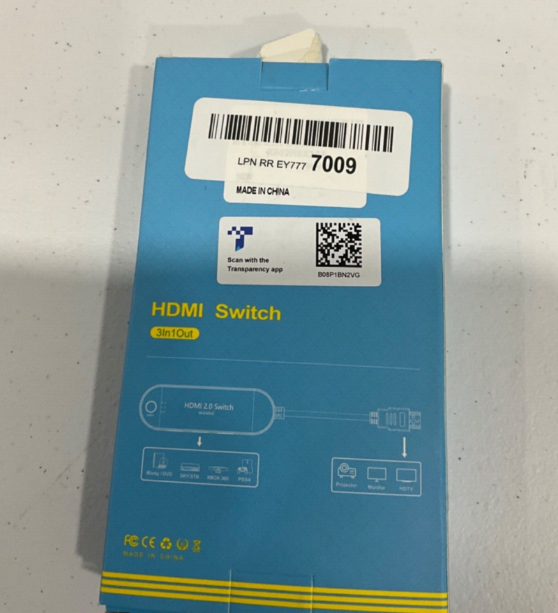 HDMI 2.0 Switch 3In1Out Open Box - Image 2