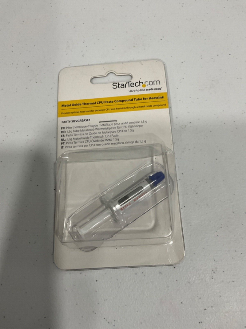 StarTech.com mETAL Oxide Thermal CPU Paste Compound for Heatsink