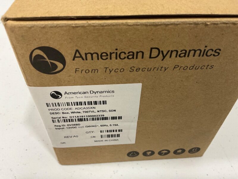 American Dynamics ADCA35XN Discover 350 Series Box Camera Open Box - Image 2