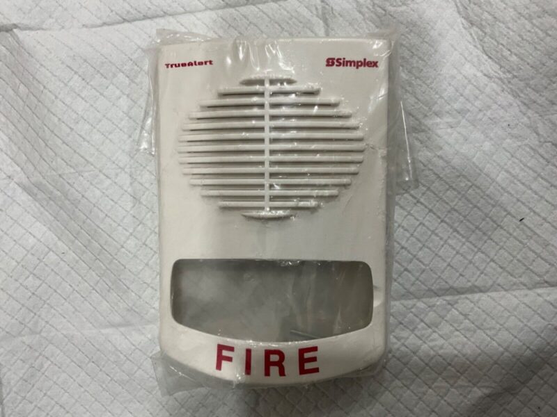 Simplex TrueAlert Cover Speaker Fire Alarm White Open Box