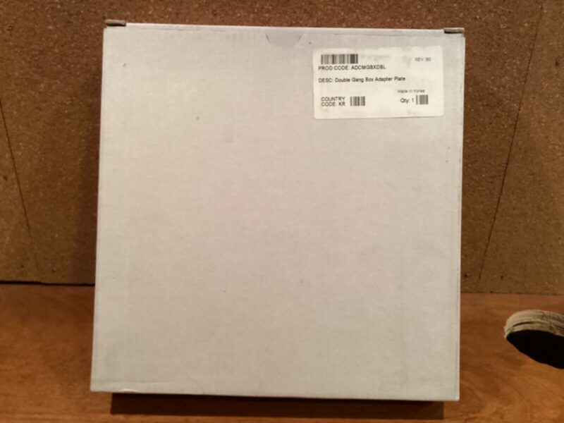 American Dynamics ADCMGBXDBL double gang box adapter plate