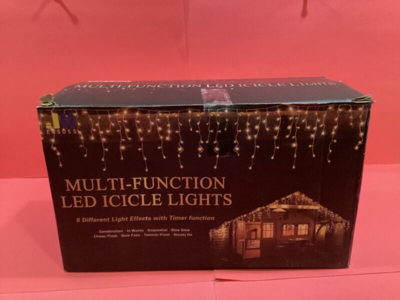 EXSUSS Multi-Function LED Icicle Lights