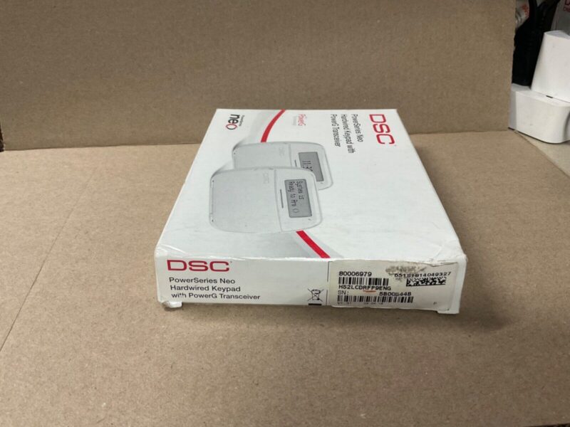 DSC HS2LCDRFP9 LCD Keypad With Built-in PowerG Transceiver & Prox Support NEW