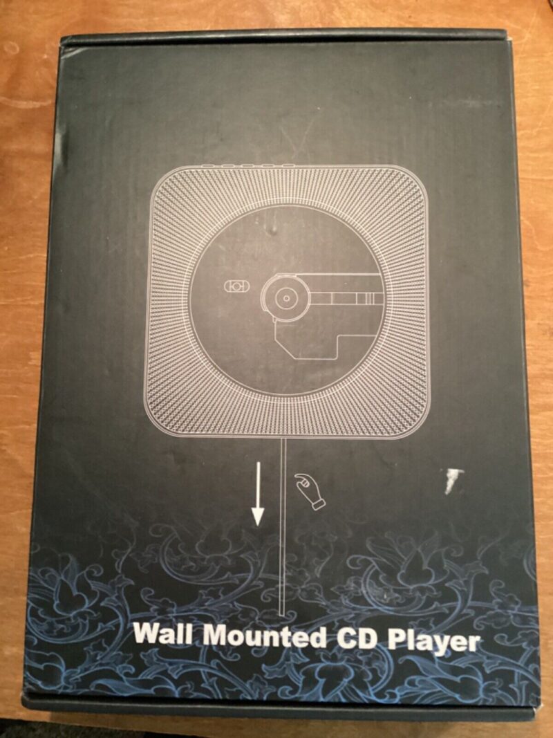 ROADOM KC-809 CD Player ~ Wall Mountable Bluetooth CD Player USB ~ w/ Remote