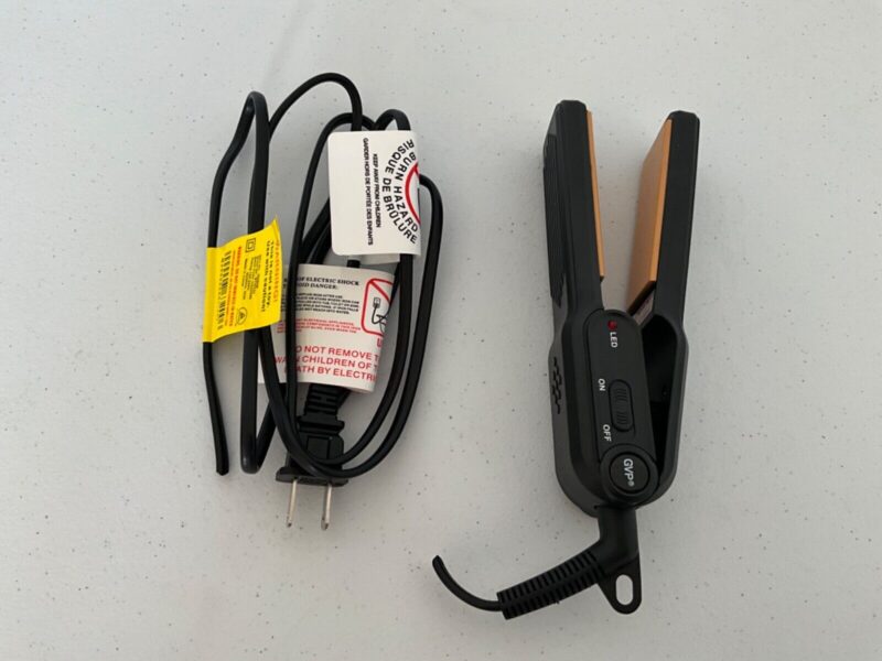GVP Mini Flat Iron Travel Size BTM250 Broken Wire Without Box