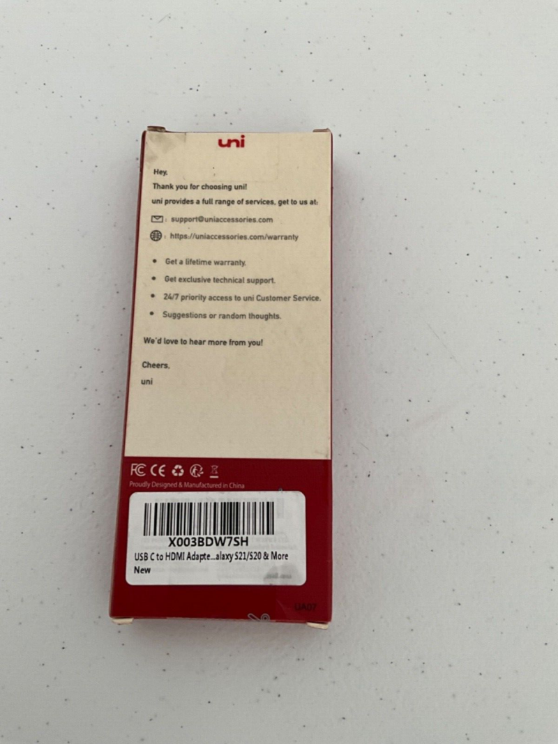 USB C to HDMI Adapter Sealed Box X003BDW7SH - Image 2