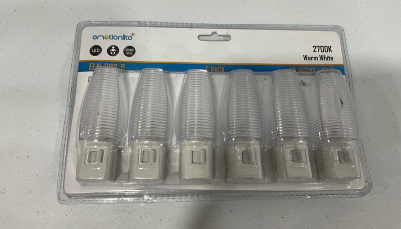 Emotionlite LED Night Light 6pack 2700 K Warm Light ELN-083-6
