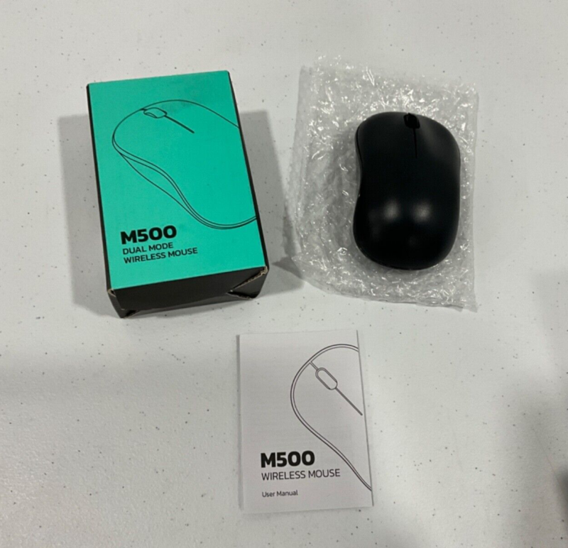 M500 Dual Mode Wireless Mouse Black Open Box