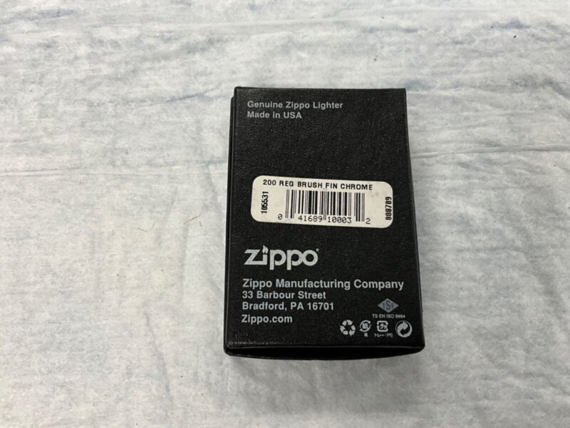 ZIPPO lighter 808789 BRUSHED FINISHED CHROME - Image 2