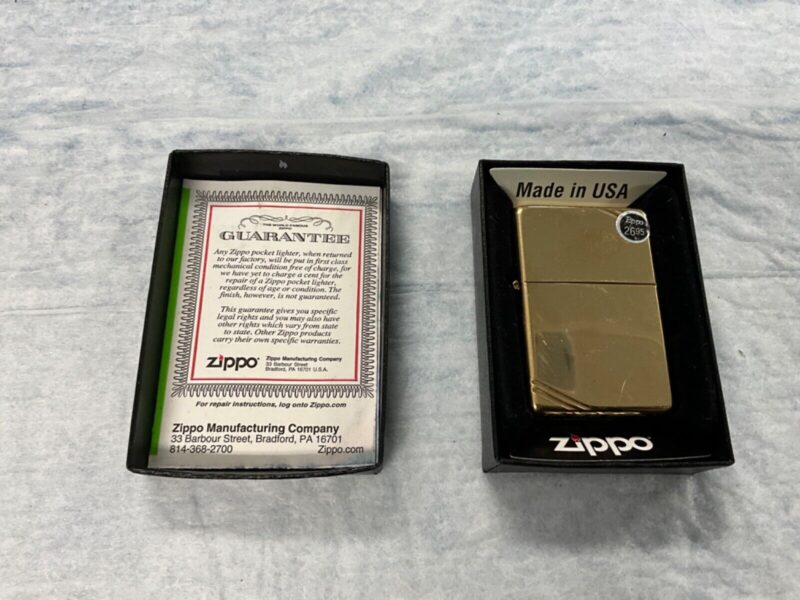 ZIPPO lighter 808789 BRUSHED FINISHED CHROME