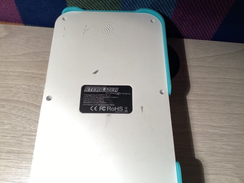 Multi-Functional Intelligent Voice Sterilizer Wireless Charging UV Light - Image 3