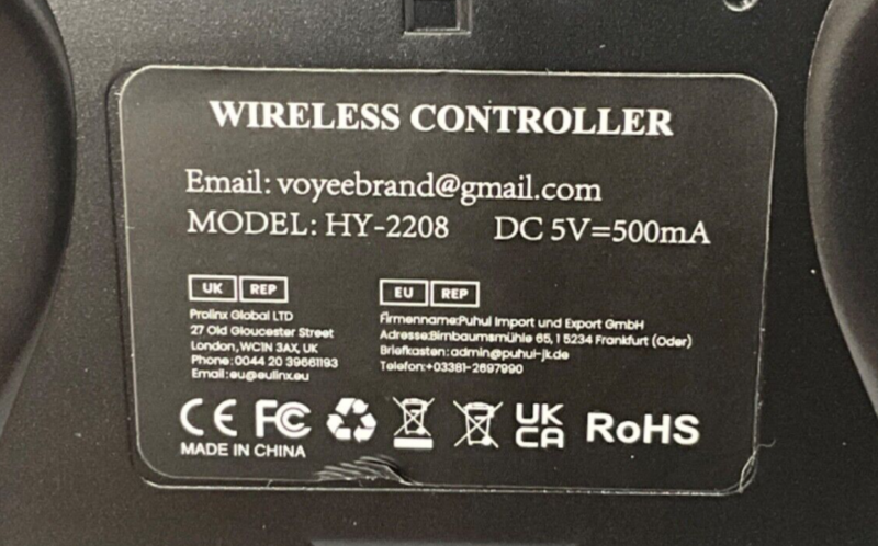 Voyee HY-2208 Wireless Playstation Controller - Image 2