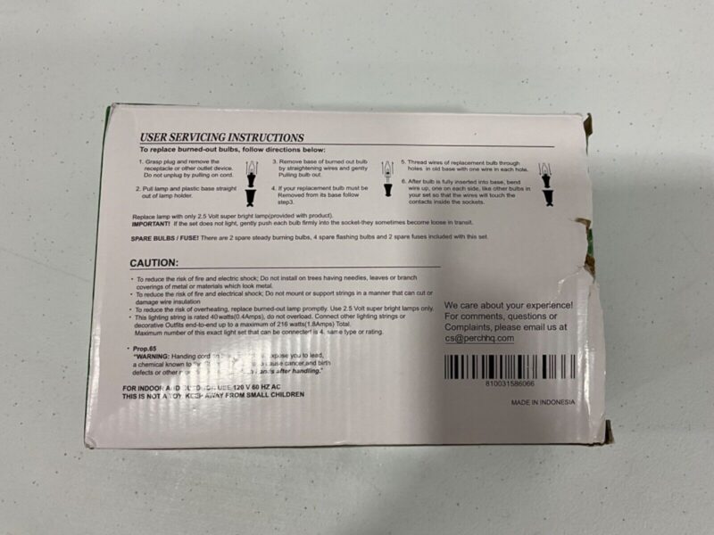 Pretex 200 Ultra-Bright Lights Indoor/Outdoor Green Wire Open Box - Image 2