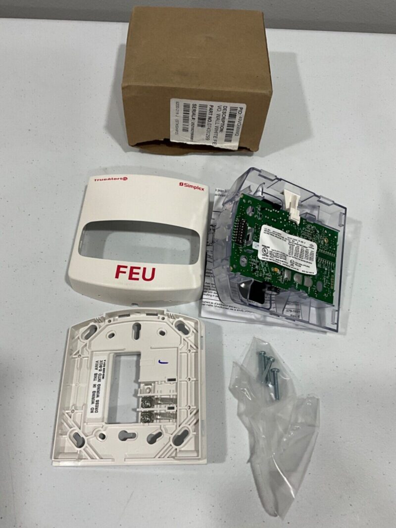 Simplex Wall Mount White FEU 49VO-WWQ Open Box