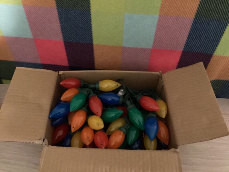 Multicolor Outdoor Christmas Light Bulbs