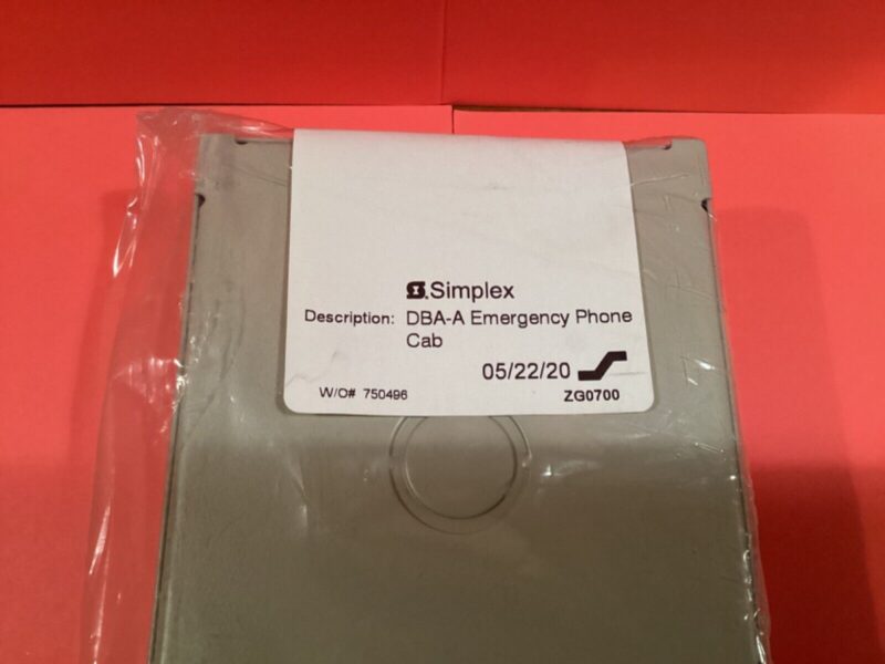 SIMPLEX 2084-9025 EMERGENCY PHONE CAB
