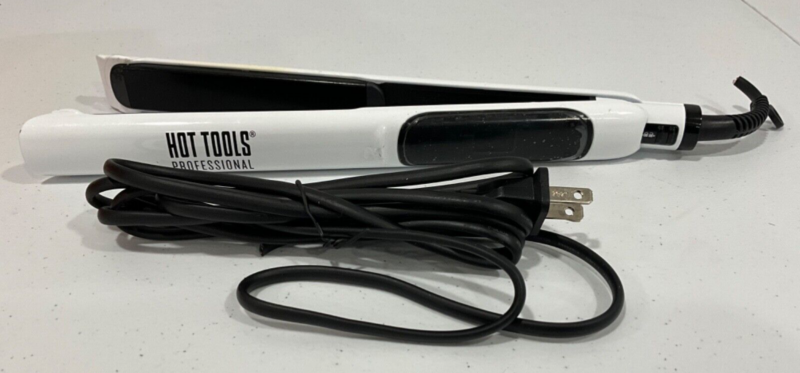 Hot Tools Professional Digital Screen White and Black Without Box Broken Wire