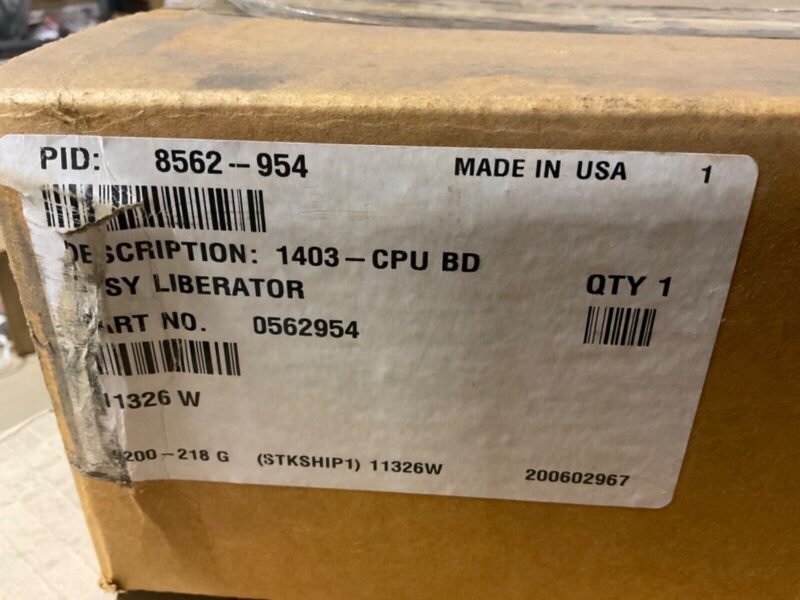 Tyco 562-954 1403-CPU BD