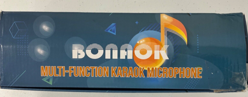 BONAOK Multi-Function Karaok Microphone BLACK - Image 2