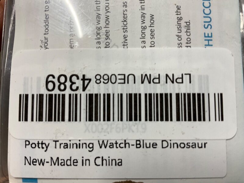 Potty Training Timer Watch Blue Dinosaurs - Image 2