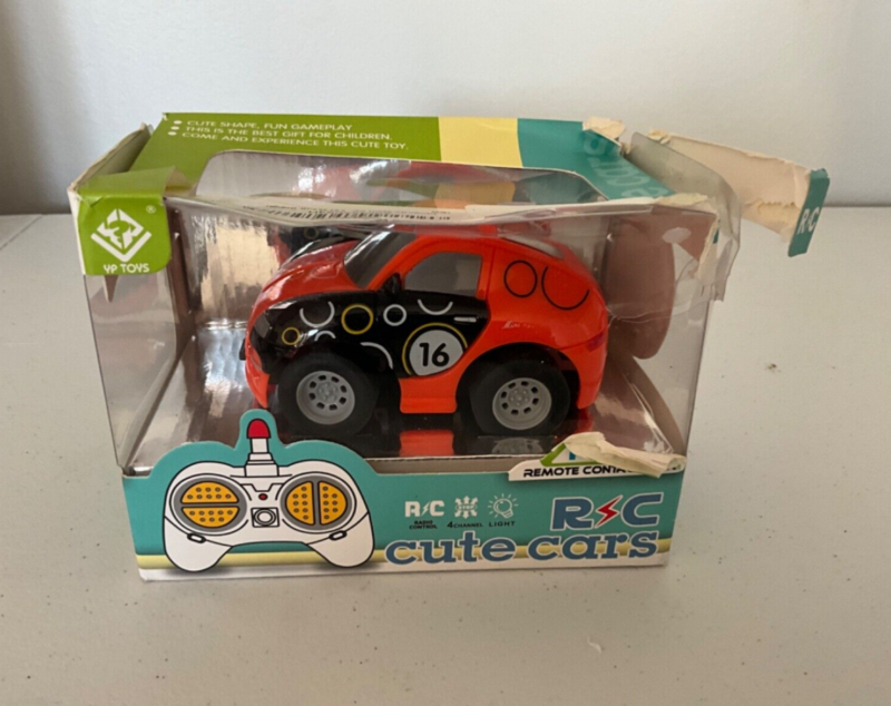 Remote Control Car Cute Sport Cars Orange and Black Open Box