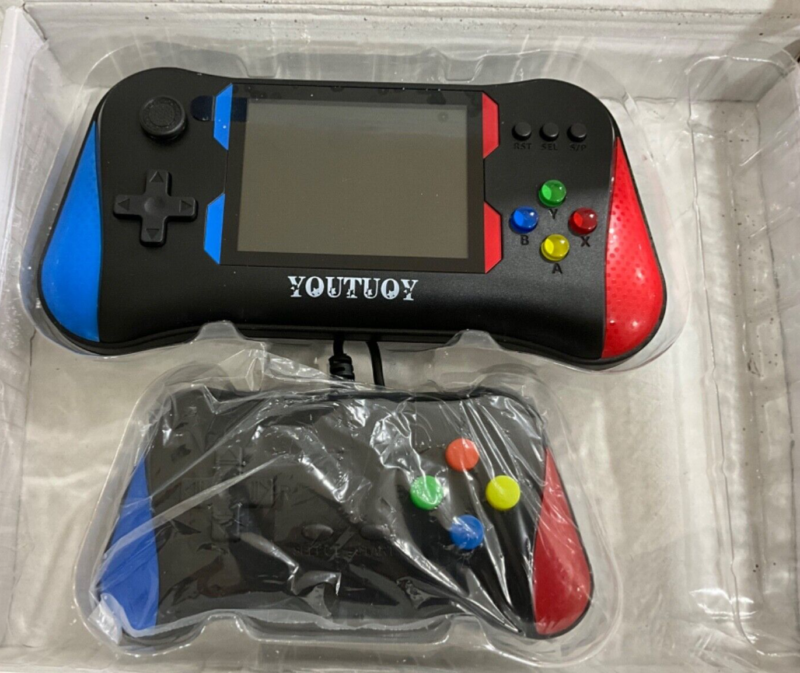 WOW JOYSTICK GAME CONSOLE 500IN1 X7M 3.5 INCH (Black) - Image 2