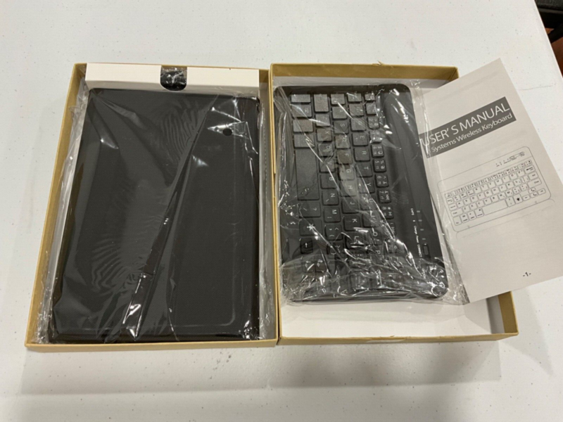 Iveoppe Detachable Keyboard Smart Folio Slim Wireless Bluetooth for iPad 9.7"