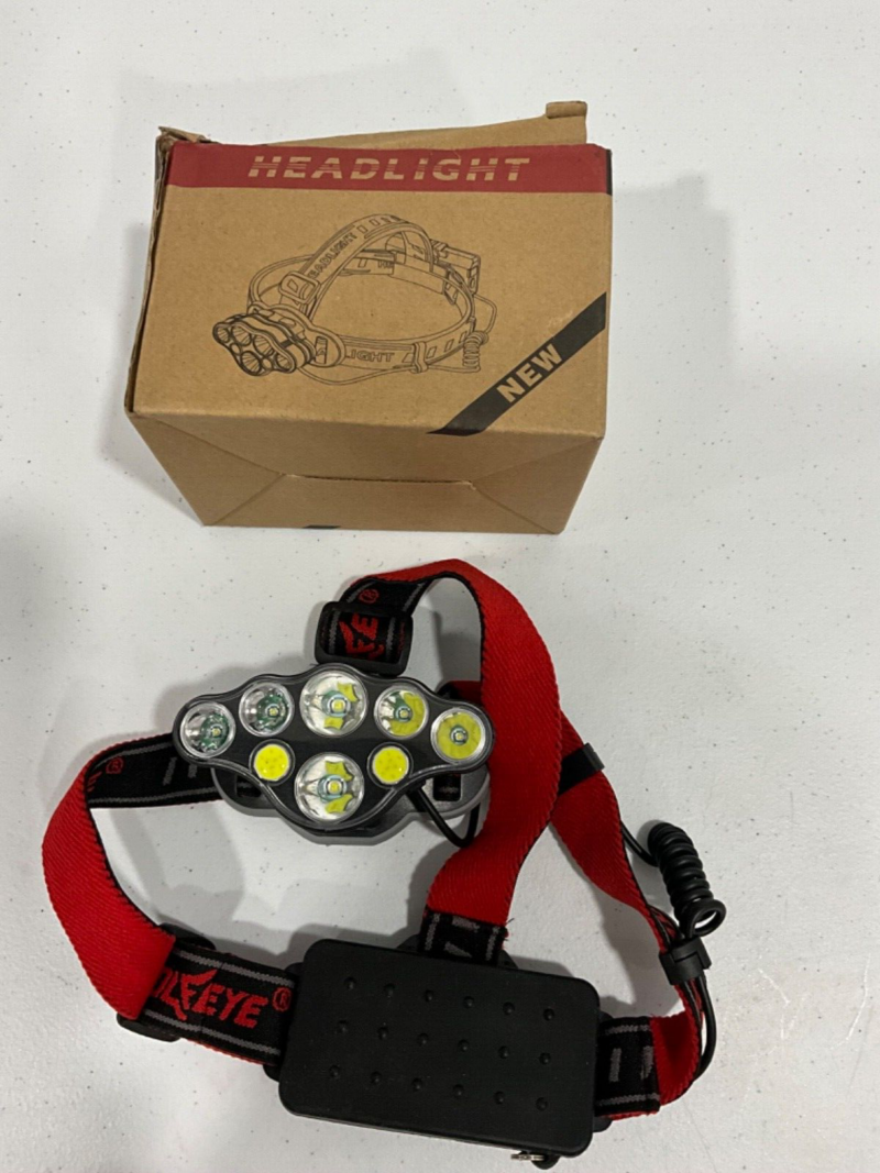Skywolfeye Head Light LED Battery Included Open Box