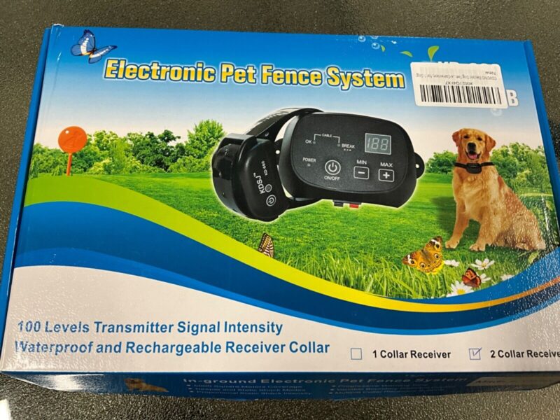 Wireless Electric Dog Fence Pet Containment System Shock 2 Collar Receivers - Image 2