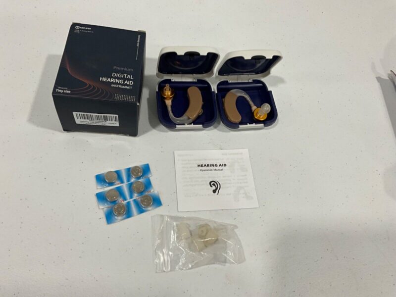 Amplifier Premium Digital Hearing Aid Instrument Ultramini Tiny Size Used